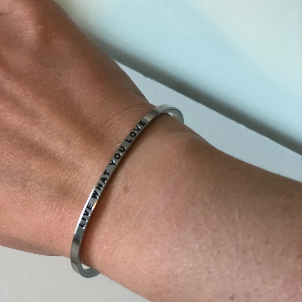 Mantra Band “Live What You Love” Bracelet